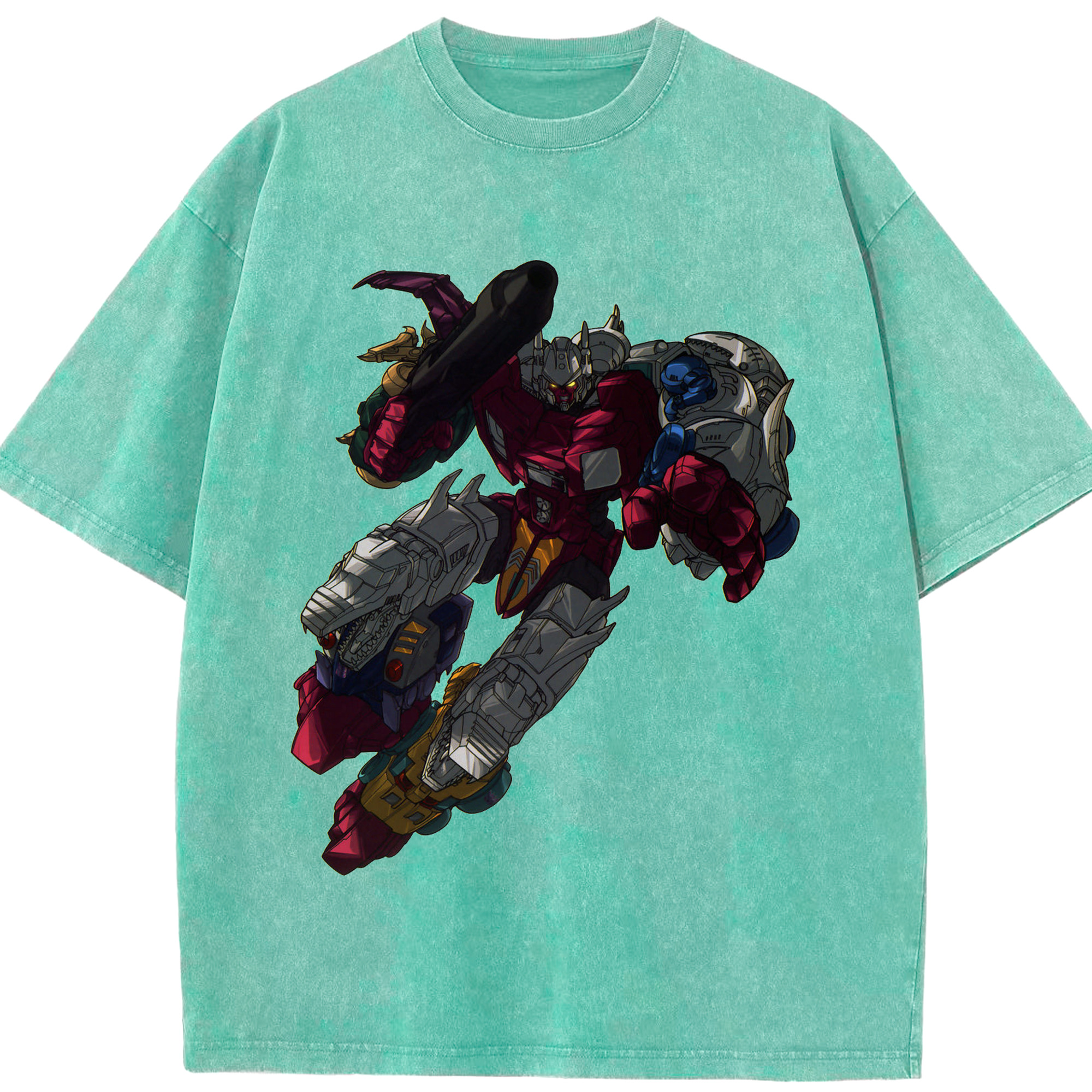 （画像用）  綿100% ヴィンテージ風 半袖Tシャツ（フロントプリント）